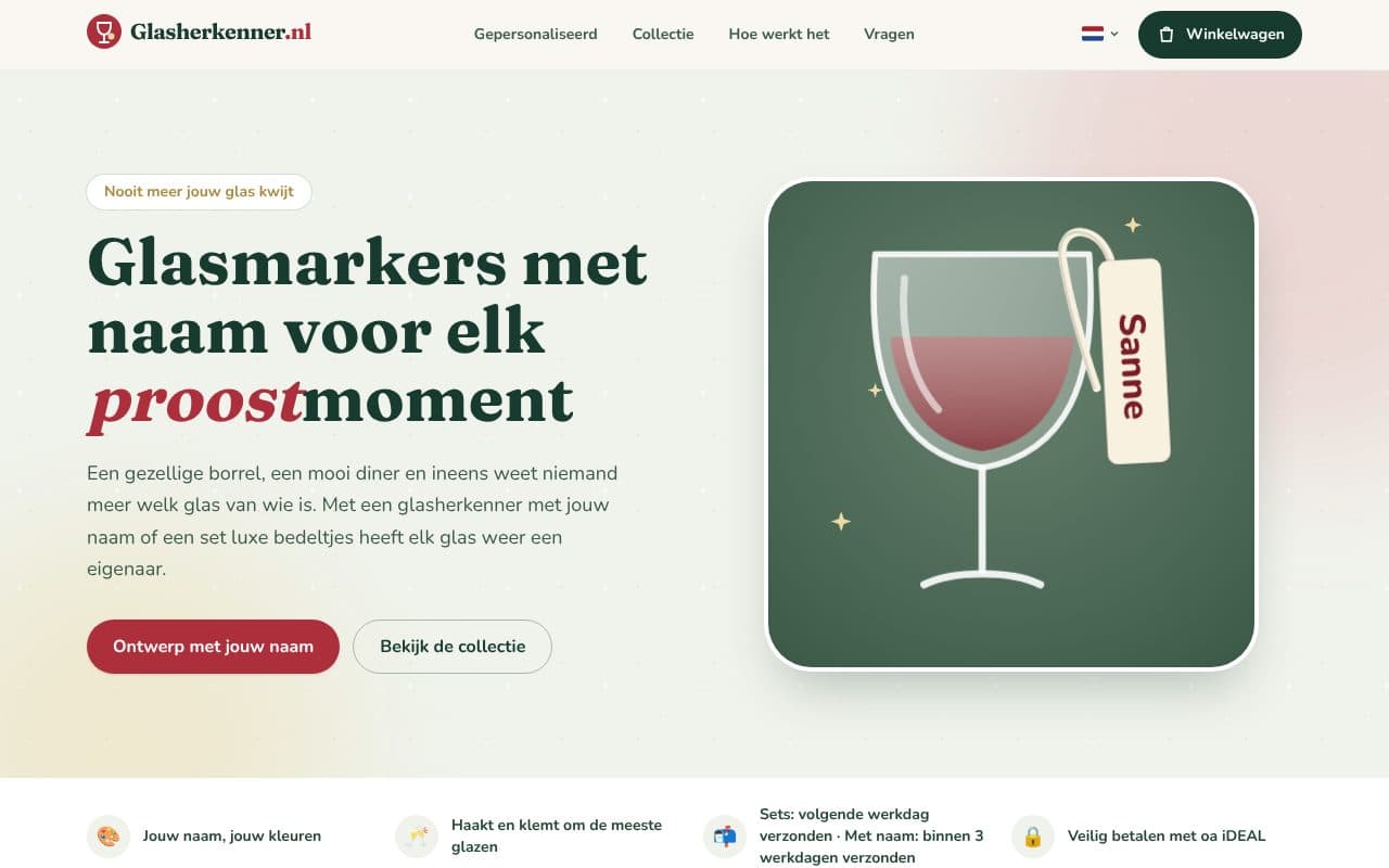 Glasherkenner.nl in het thema Kerst